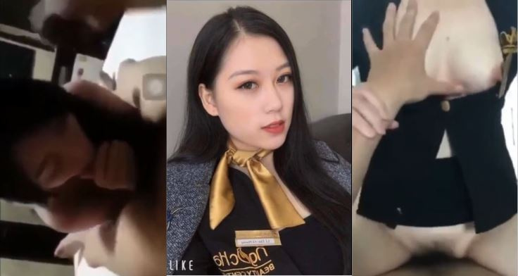 Phuong Anh menghisap dan meniduri zakar dengan rakan sekerjanya